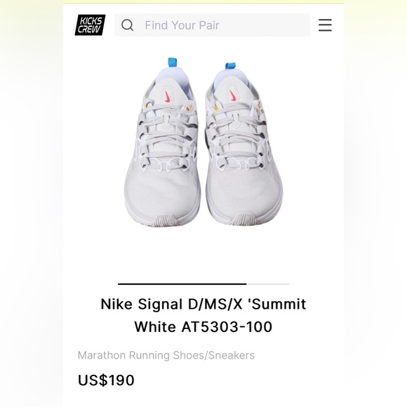 Nwt - Nike Signal D/MS/X 'Summit White AT5303-100 Size 13 Mens - Picture 10 of 11